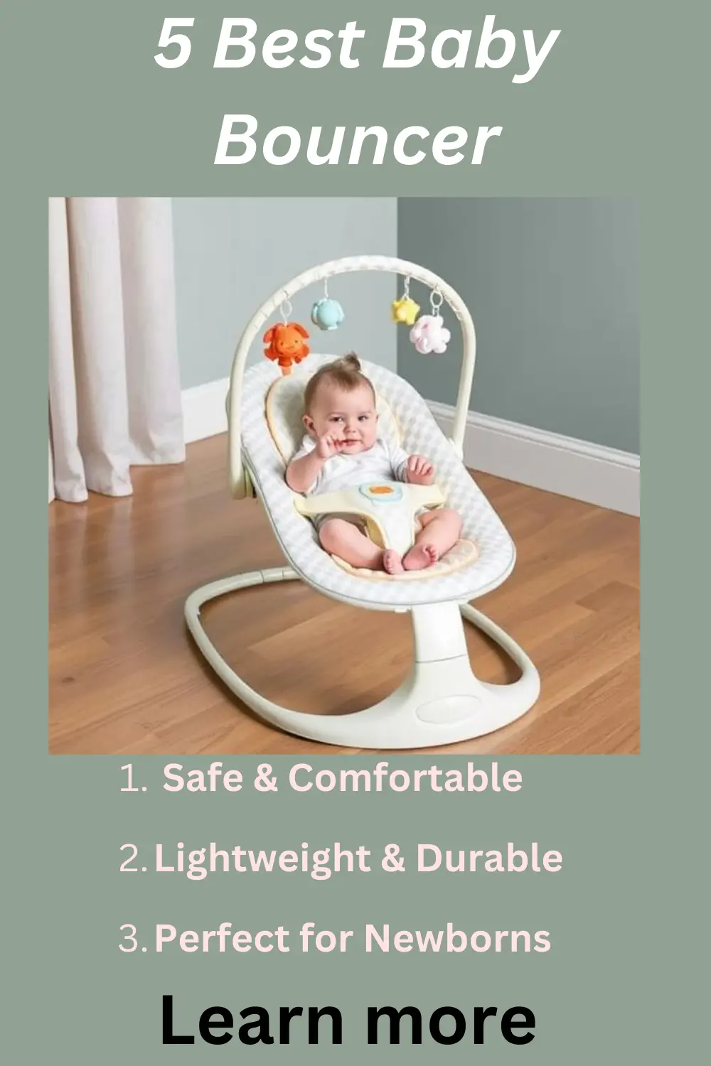 SYCYH Portable Vibrate Bouncer Seat